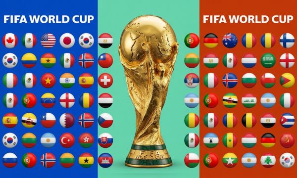 Équipes nationales participant à la Coupe du monde (Source : Google)