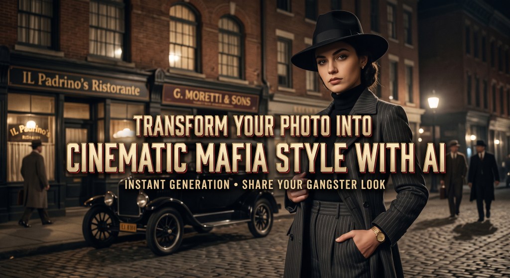 Turn Your Photo into a Classic Movie Gangster with AI